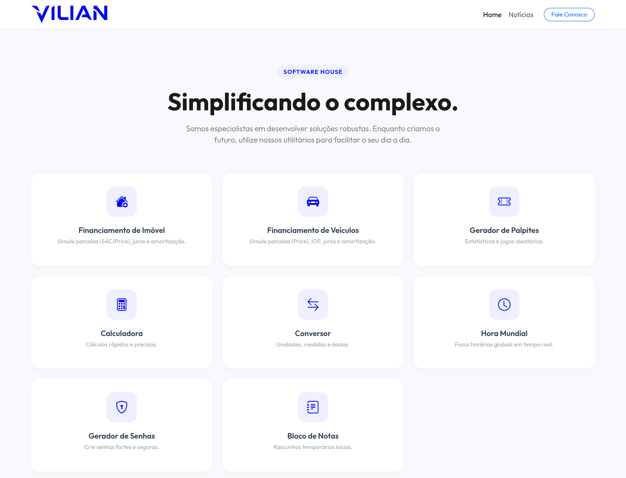 A Vilian chegou: bem-vindo ao nosso novo site!